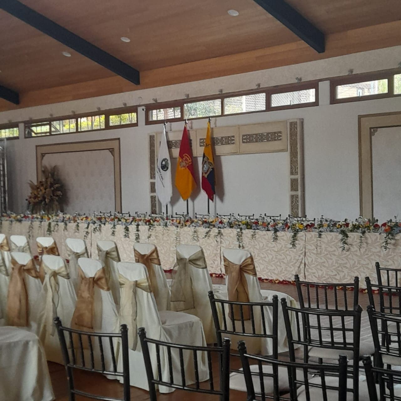 Montaje para evento corporativo y gastronómico en Estancia Rosario.
