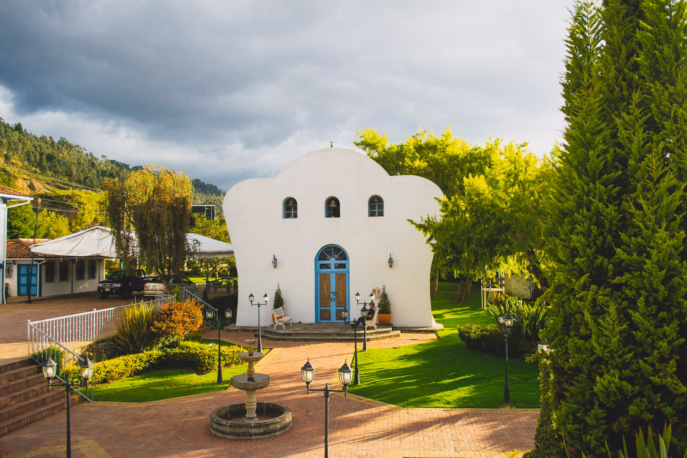 Capilla Virgen de Lourdes at Estancia Rosario.